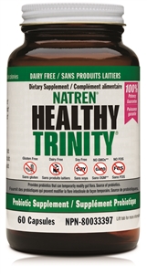 Natren Healthy Trinity, Dairy-Free, 60 caps