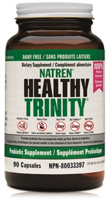 Natren Healthy Trinity, Dairy-Free, 90 caps