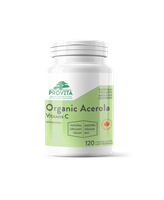 Provita Organic Acerola Vitamin C, 120 capsules