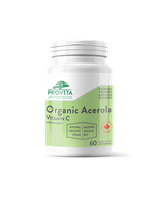 Provita Organic Acerola Vitamin C, 60 capsules