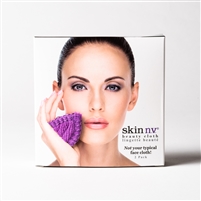 skin n.v. Facial Beauty Cloth, Purple, 2 pack