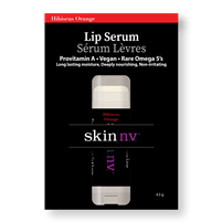 skin n.v. Lip Serum, Hibiscus Orange, 4.5g/3 pack