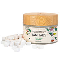 TANIT TANITABS Toothpaste Tablets, Fresh Mint, 124 tablets