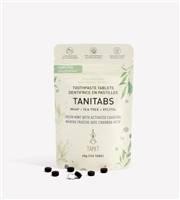 TANIT - Toothpaste Tablets, Compostable Pouches, Charcoal, 124 tabs