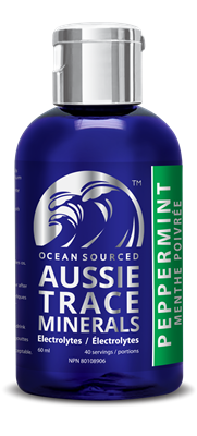 Aussie Trace Minerals, Electrolytes, Peppermint, 60ml