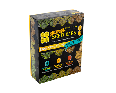 Esme + Sita Organic Seed Bar Variety Pack, 12 per pack