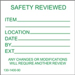 Safety Reviewed