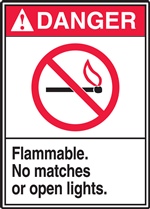Danger Label FlammableNoMatches
