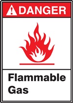 Danger Label FlammableGas