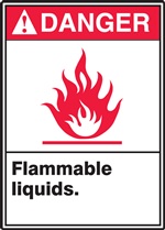 Danger Label FlammableLiquid