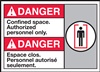 Danger Label ConfinedSpaceAPO