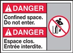 Danger Label DoNotEnterSpace
