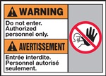 Warning Label DoNotEnter