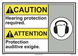 Caution Sign Hearing Protection Required