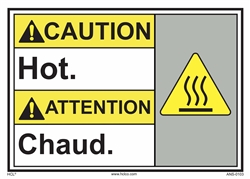 Caution Sign Hot