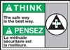 Safety Label ThinkThe Safe