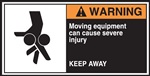 Warning Label Moving Equipment