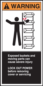 Warning Label Exposed Buckets