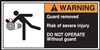 Warning Label Guard Removed