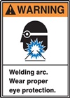 Warning Sign Welding Arc