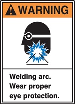 Warning Sign Welding Arc