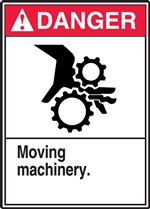 Danger Sign Moving Machine