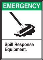 Emergency Label Spill Response Equipment