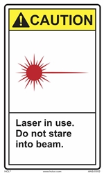 Caution Sign Laser In Use