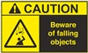 Caution Label Beware Of Falling Objects