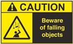 Caution Label Beware Of Falling Objects