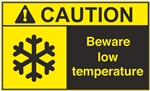Caution Label Beware Low Temperature