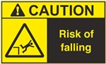 Caution Label Risk Of Falling