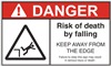 Danger Label Risk Of Death By Falling