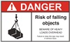 Danger Label Risk Of Falling Objects