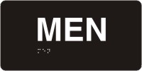 ADA Compliant Restroom Sign - Men
