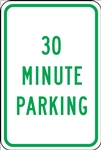 Parking Signs - 30 Minute Parking
