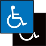 ADA Compliant Restroom Sign - Handicap Symbol
