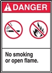 CIOMA Danger No Smoking or Flame