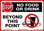 Stop No Food Or Drink Beyond This Point