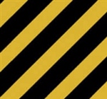 Black/Yellow Stripe Sign