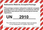 Radioactive Material - UN 2910 Label | HCL Labels
