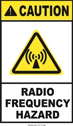 CautionRadio Frequency Hazard