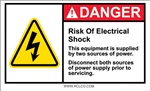 DangerRisk Of Electrical Shock