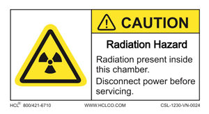 Caution - Radiation Hazard