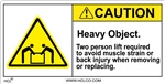 Caution - Heavy Object