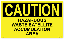 Hazardous Waste Satellite Accumulation Label