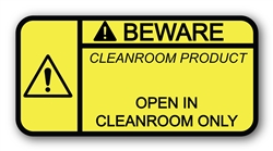 Open In Cleanroom Only - 1" x 2" (Roll of 500 - Cleaned)