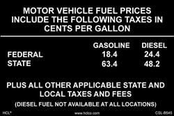 California Gas Tax Label July 2026