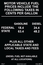 California Gas Tax Label July 2026