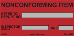 Non Conforming Label | HCL Labels, Inc